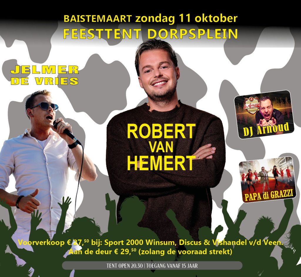 Poster zondag 11 okt