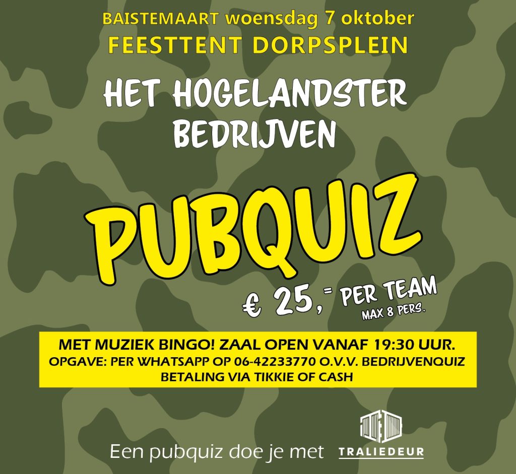 Poster woensdag 07 okt